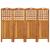 Paravan de cameră 4 panouri 162x2x115 cm lemn masiv de acacia GartenMobel Dekor