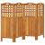 Paravan de cameră 4 panouri 162x2x115 cm lemn masiv de acacia GartenMobel Dekor