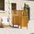 Paravan de cameră 4 panouri 162x2x115 cm lemn masiv de acacia GartenMobel Dekor