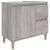 Set dulapuri de baie, 3 piese, gri sonoma, lemn prelucrat GartenMobel Dekor