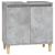 Set mobilier de baie, 3 piese, gri beton, lemn compozit GartenMobel Dekor