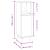 Set mobilier de baie, 3 piese, gri beton, lemn compozit GartenMobel Dekor