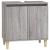 Set mobilier de baie, 3 piese, gri sonoma, lemn prelucrat GartenMobel Dekor