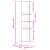 Set mobilier de baie, 3 piese, gri sonoma, lemn prelucrat GartenMobel Dekor