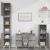 Set mobilier de baie, 3 piese, gri sonoma, lemn prelucrat GartenMobel Dekor