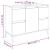 Set mobilier de baie, 3 piese, stejar fumuriu, lemn prelucrat GartenMobel Dekor