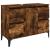 Set mobilier de baie, 3 piese, stejar fumuriu, lemn prelucrat GartenMobel Dekor