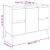 Set mobilier de baie, 3 piese, gri sonoma, lemn prelucrat GartenMobel Dekor