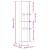 Set mobilier de baie, 3 piese, alb, lemn compozit GartenMobel Dekor