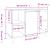 Set mobilier de baie, 3 piese, gri sonoma, lemn prelucrat GartenMobel Dekor