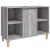 Set mobilier de baie, 3 piese, gri sonoma, lemn prelucrat GartenMobel Dekor