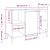 Set mobilier de baie, 3 piese, alb, lemn compozit GartenMobel Dekor