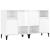 Servante, 2 buc, alb extralucios, 60x35x70 cm, lemn prelucrat GartenMobel Dekor