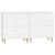 Servante, 2 buc, alb, 60x35x70 cm, lemn prelucrat GartenMobel Dekor