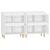 Servante, 2 buc, alb, 60x35x70 cm, lemn prelucrat GartenMobel Dekor