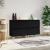 Servante, 2 buc, negru, 60x35x70 cm, lemn prelucrat GartenMobel Dekor