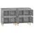 Servante, 2 buc, gri beton, 60x35x70 cm, lemn prelucrat GartenMobel Dekor