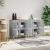 Servante, 2 buc, gri beton, 60x35x70 cm, lemn prelucrat GartenMobel Dekor