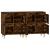 Servante, 2 buc, stejar afumat, 60x30x75 cm, lemn prelucrat GartenMobel Dekor