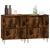 Servante, 2 buc, stejar afumat, 60x30x75 cm, lemn prelucrat GartenMobel Dekor
