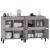 Servante, 2 buc, sonoma gri, 60x35x70 cm, lemn prelucrat GartenMobel Dekor