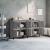 Servante, 2 buc, sonoma gri, 60x35x70 cm, lemn prelucrat GartenMobel Dekor