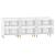 Servante, 3 buc, alb, 60x35x70 cm, lemn prelucrat GartenMobel Dekor