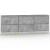 Servante, 3 buc, gri beton, 60x35x70 cm, lemn prelucrat GartenMobel Dekor