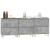 Servante, 3 buc, gri beton, 60x35x70 cm, lemn prelucrat GartenMobel Dekor