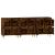 Servante, 3 buc, stejar afumat, 60x35x70 cm, lemn prelucrat GartenMobel Dekor