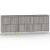 Servante, 3 buc, sonoma gri, 60x35x70 cm, lemn prelucrat GartenMobel Dekor