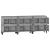 Servante, 3 buc, gri beton, 60x35x70 cm, lemn prelucrat GartenMobel Dekor
