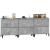 Servante, 3 buc, gri beton, 60x35x70 cm, lemn prelucrat GartenMobel Dekor
