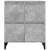 Servante, 3 buc, gri beton, 60x35x70 cm, lemn prelucrat GartenMobel Dekor