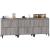 Servante, 3 buc, sonoma gri, 60x35x70 cm, lemn prelucrat GartenMobel Dekor