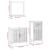 Set mobilier de baie, 3 piese, lemn masiv de nuc GartenMobel Dekor