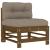 Set mobilier grădină cu perne, 7 piese, maro miere lemn masiv GartenMobel Dekor