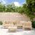 Set mobilier relaxare de grădină & perne 6 piese lemn masiv pin GartenMobel Dekor