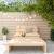 Set mobilier de grădină cu perne, 2 piese, lemn masiv GartenMobel Dekor