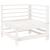 Set mobilier de grădină, 6 piese, alb, lemn masiv pin GartenMobel Dekor