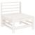 Set mobilier de grădină, 6 piese, alb, lemn masiv pin GartenMobel Dekor