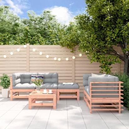 Set mobilier relaxare grădină, 6 piese, lemn masiv Douglas GartenMobel Dekor