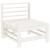 Set mobilier de grădină, 6 piese, alb, lemn masiv pin GartenMobel Dekor