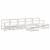 Set mobilier de grădină, 7 piese, alb, lemn masiv de pin  GartenMobel Dekor