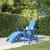 Masă Adirondack de grădină ,albastru aqua, 38x38x46 cm, HDPE GartenMobel Dekor