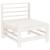 Set mobilier relaxare grădină, 8 piese, alb, lemn masiv de pin GartenMobel Dekor