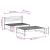 Set mobilier relaxare grădină, 2 piese, alb, lemn masiv de pin GartenMobel Dekor