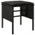 Set mobilier de grădină cu perne, 6 piese, negru, poliratan GartenMobel Dekor