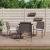 Set mobilier de grădină cu perne, 5 piese, poliratan și oțel GartenMobel Dekor