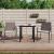 Set mobilier de grădină cu perne, 3 piese, poliratan și oțel GartenMobel Dekor
